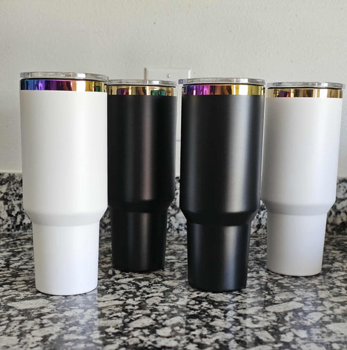 40oz Tumbler - Marca Fina Laser Creations - 