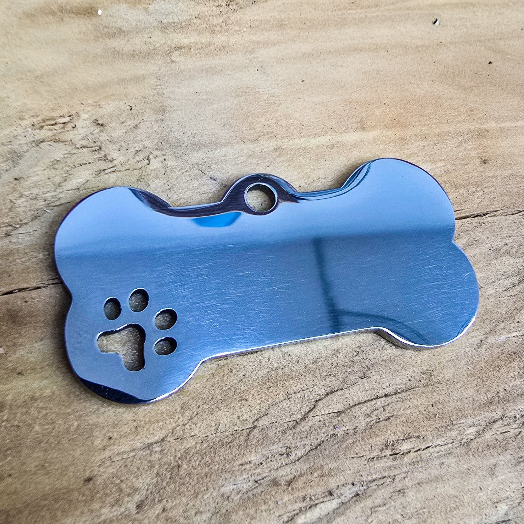 Bone Shape Pet Tag - Marca Fina Laser Creations - 