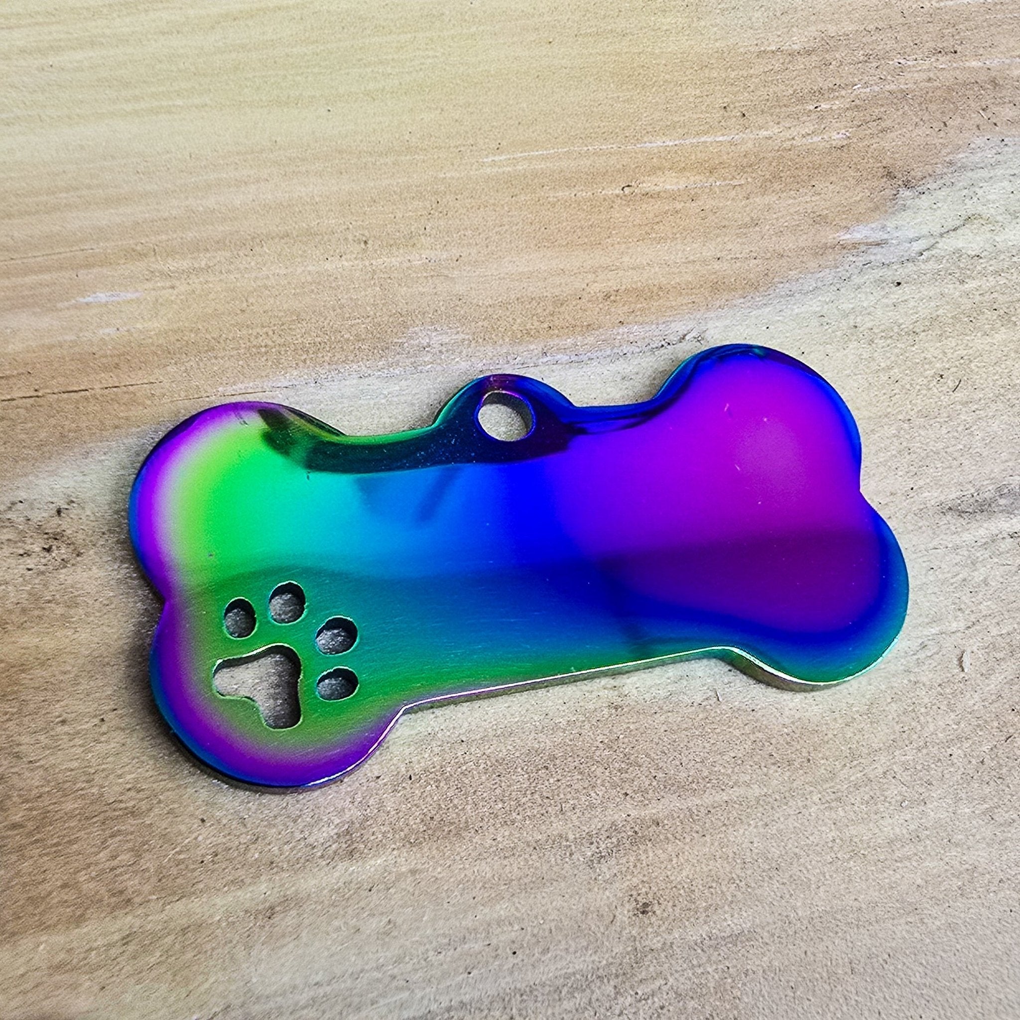Bone Shape Pet Tag - Marca Fina Laser Creations - 