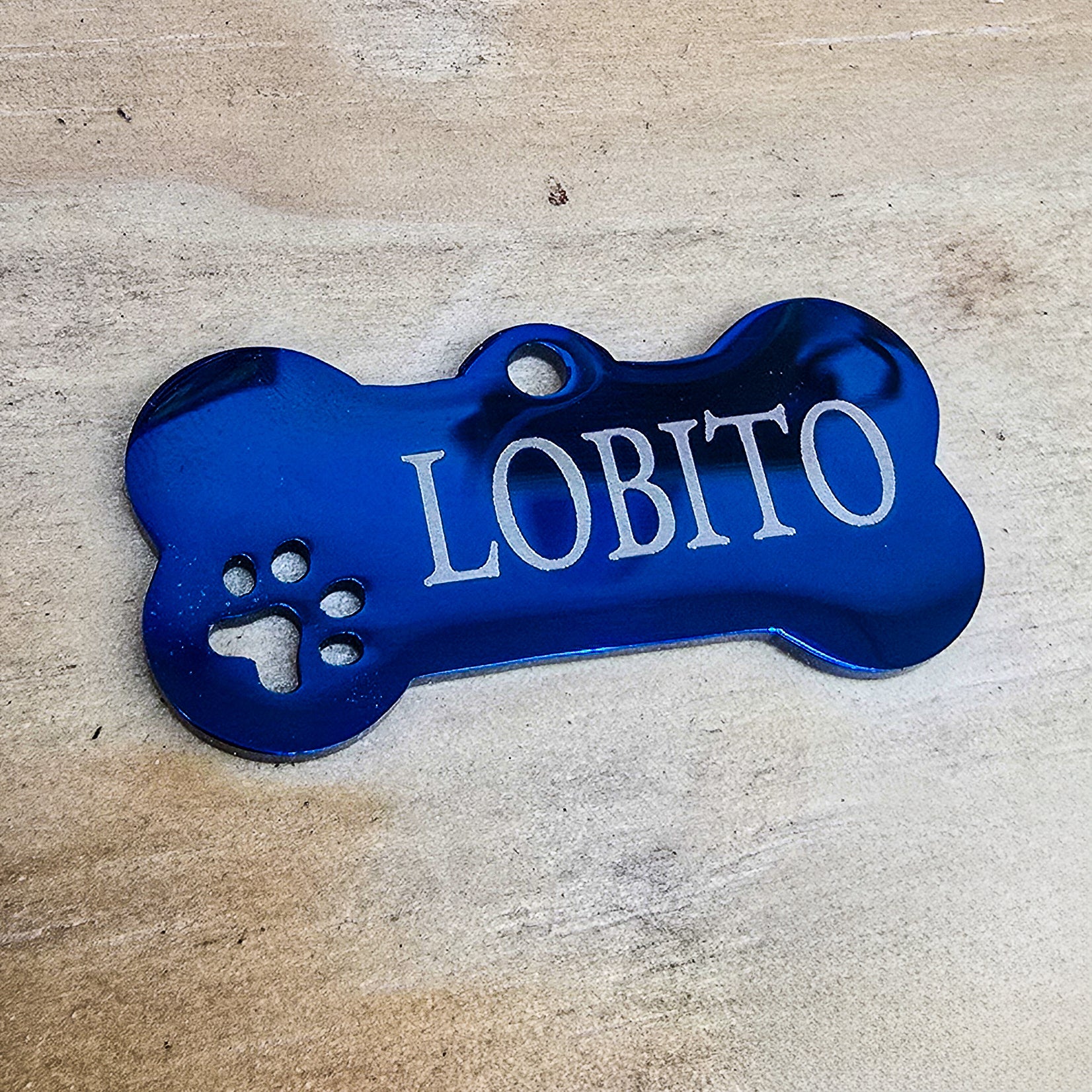 Bone Shape Pet Tag - Marca Fina Laser Creations - 