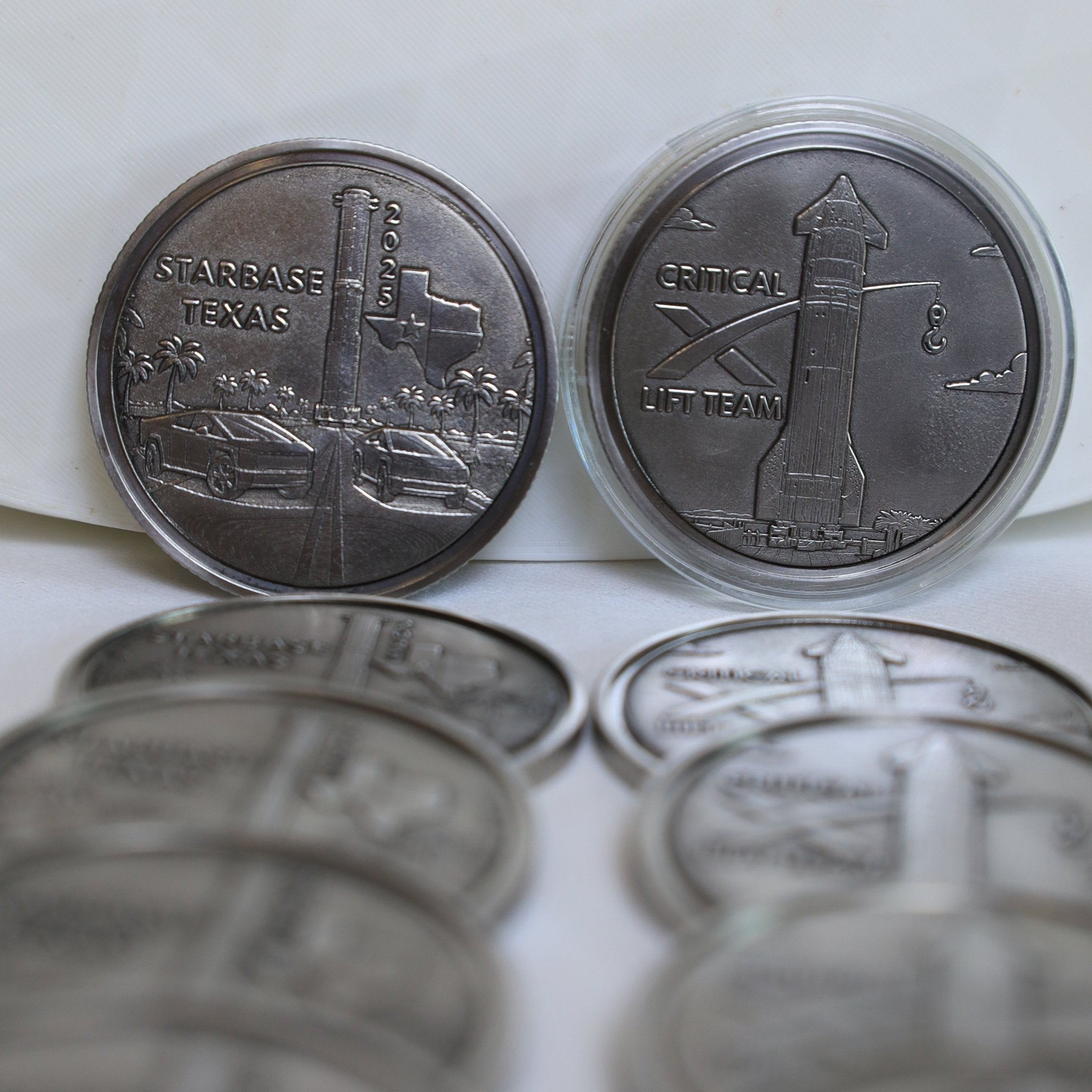 Embossed Challenge Coin - 40mm - Marca Fina Laser Creations - 