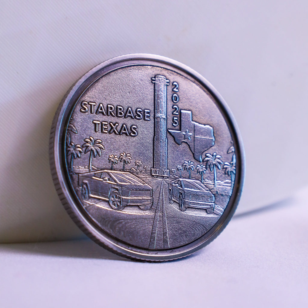 Embossed Challenge Coin - 40mm - Marca Fina Laser Creations - 