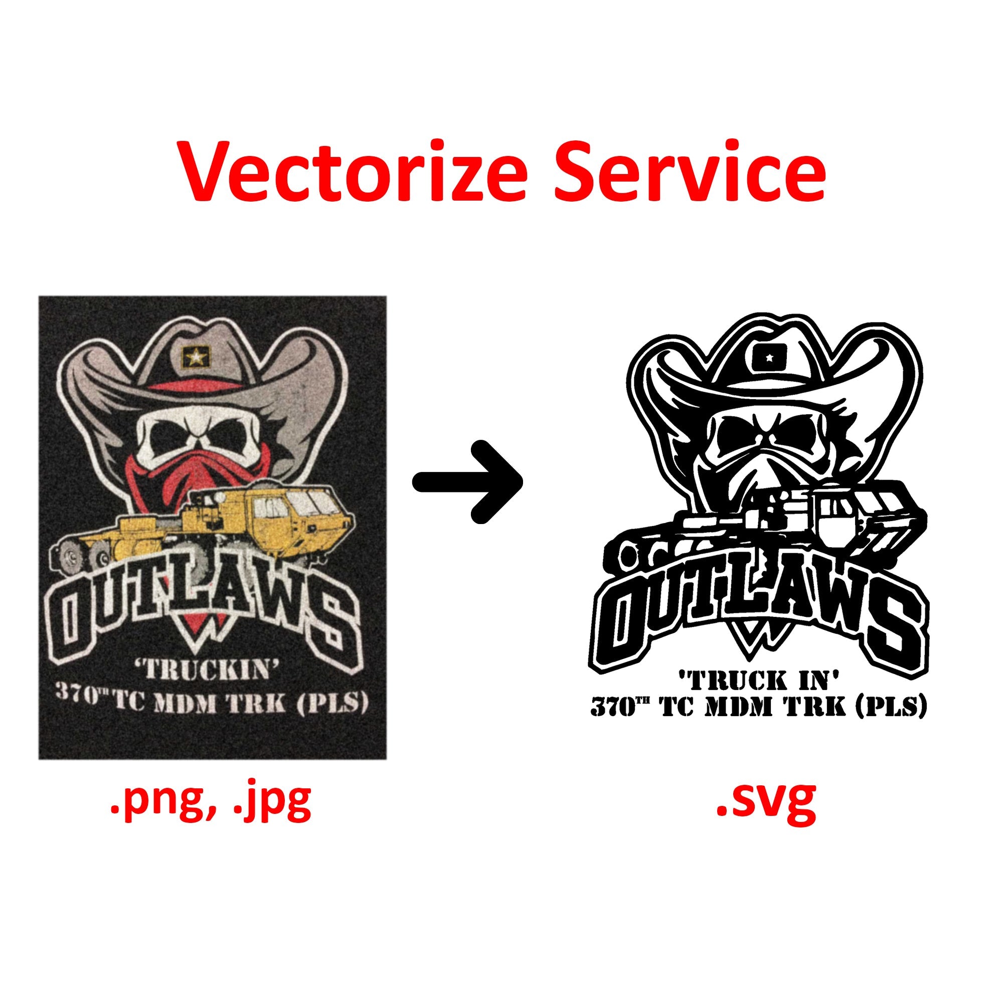 Image Vectorization Service – SVG Conversion - Marca Fina Laser Creations - Service