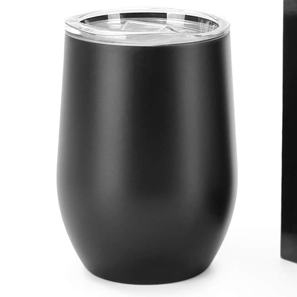 Personalized 12 oz Wine Tumbler Engraved - Marca Fina Laser Creations - 