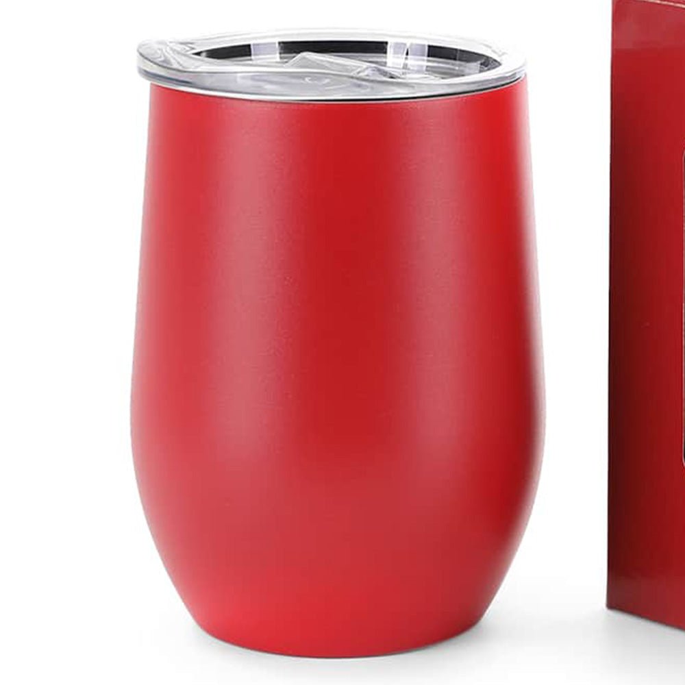 Personalized 12 oz Wine Tumbler Engraved - Marca Fina Laser Creations - 