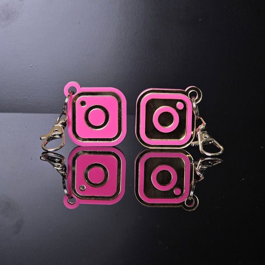 Social Media Digital Keychain Tap to Share | NFC Tag Keychain - Marca Fina Laser Creations - 